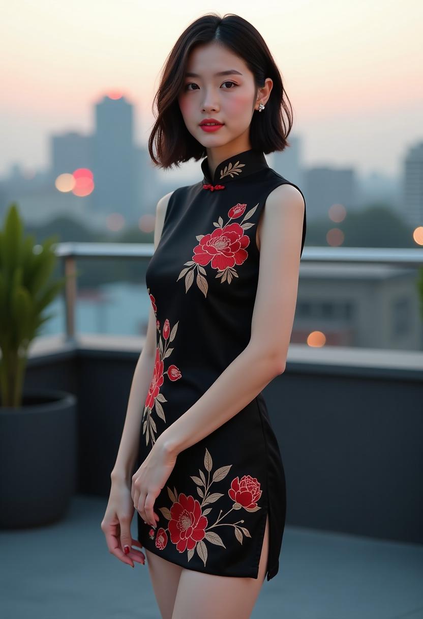 客厅中的情景短剧画面